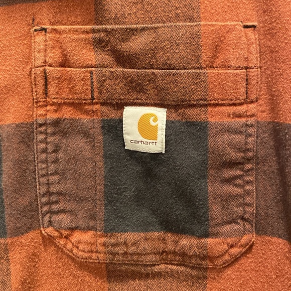 Mens carhartt relaxed fit flannel - Picture 3 of 3
